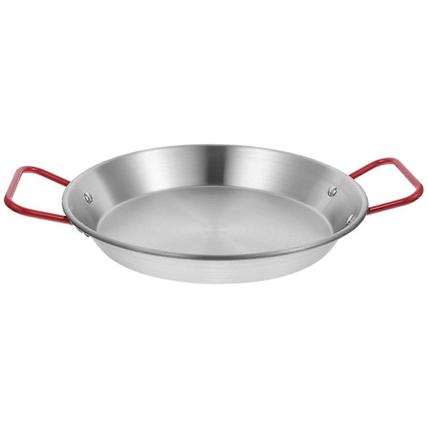 Stegepande i rustfrit stål Praktisk stegepande til stegt kylling og spaghetti Køkkenredskab til hjemmerestaurant (20 cm)