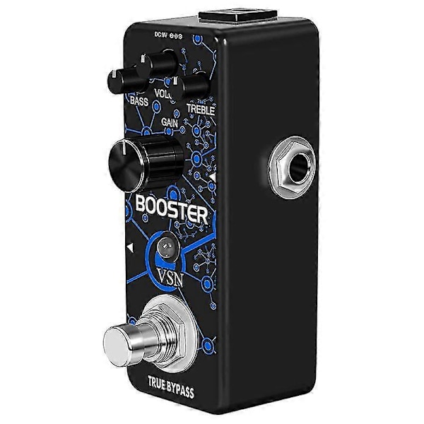 Gitar Booster Effektpedal Analog Boost Effektpedaler För Elgitarr Ren Clean Mini Boost