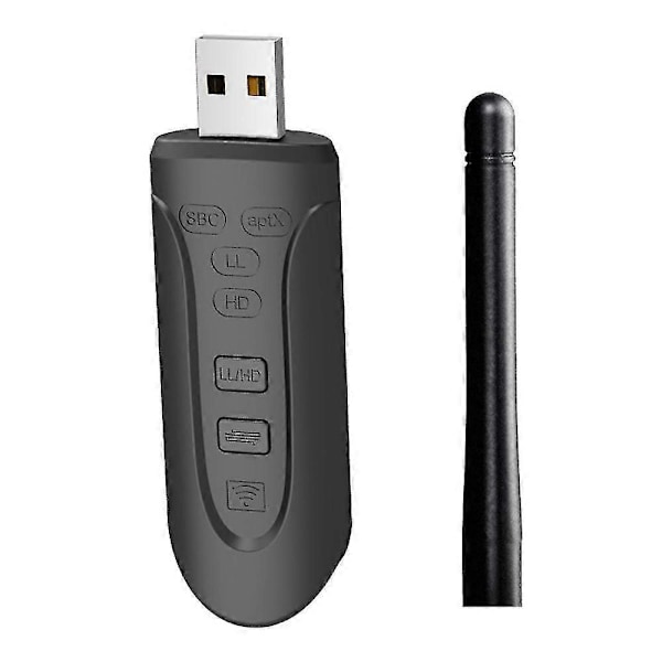 USB Bluetooth Dongle Adapter Bt 5.3 Trådløs Lyd Datamaskin Adapter Aux 3.5 Rac Aptx Hd Adaptive Sp