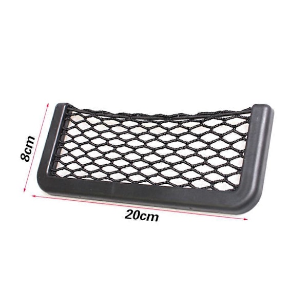 Bil Opbevaringspose Elastisk Fleksibelt Mesh Bag Bagagerum Opbevaringsorganisator Net SUV Auto Tilbehør