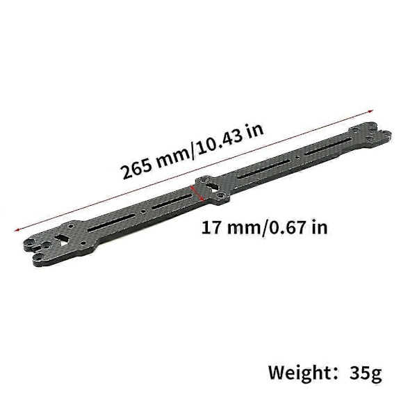 Kolfiber Andra Våningsplan Platt För Xv02 Xv-02 1/10 Rc Bil Uppgraderingsdelar Reservtillbehör