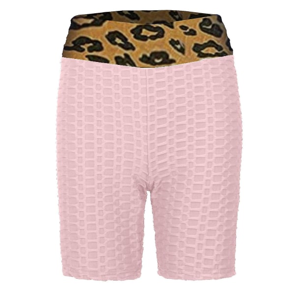 Tflycq Dam Basic Slip Cykelshorts Kompression Träningsleggings Yogashorts Byxor Pink XXL