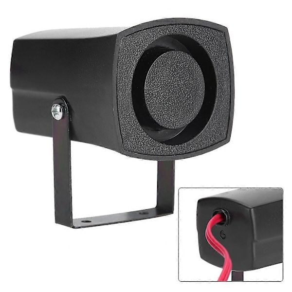 110-120dB Bil Ryggevarsling 6-Tone Buzzer Horn Alarm Siren Høytaler 12V