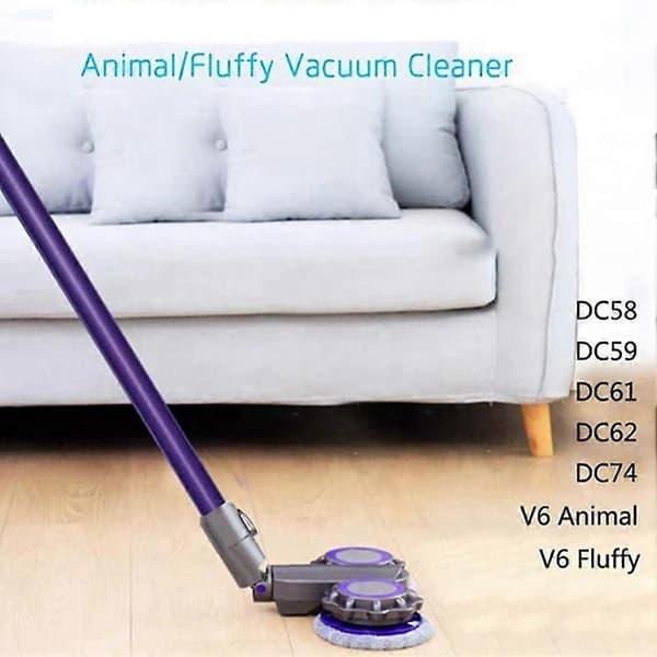 Elektrisk våd og tør moppe vandmoppehoved tilbehør kompatibelt til V6 Dc58/dc59/dc62 model støvsuger Cl