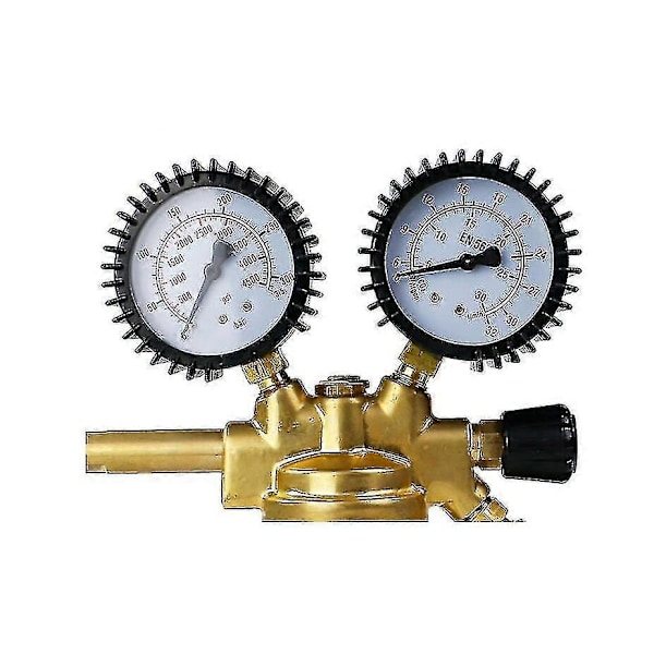 Universal Argon Co2 Tryckreducerare, Gassvetsregulator Med Dubbel Yta Mässingsmätare Mig / Mag Svetsning För Alla Standardgaser Argon / Co2 / Ine