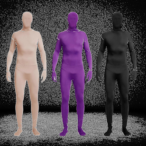 Koko Vartalon Unisex Spandex Stretch Aikuisten Zentai-asu Katoava Mies -body Hk Nude Color 180CM