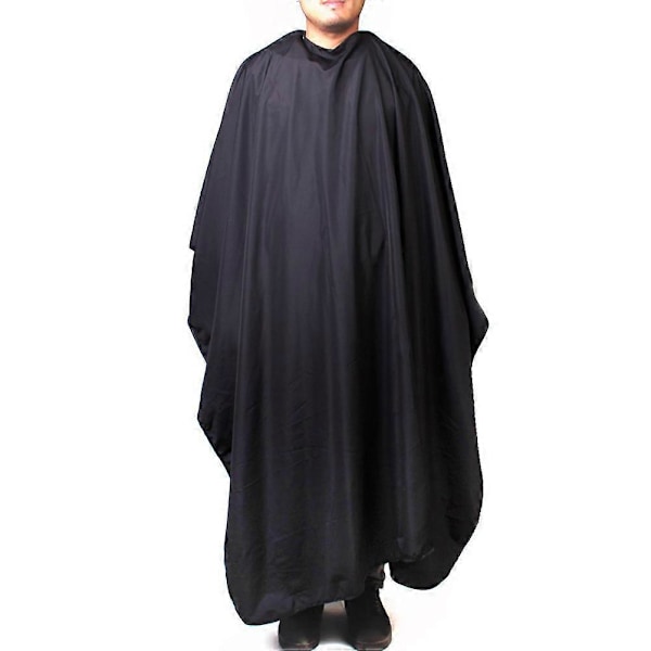 Svart Barberare Hår Skönhetssalong Kappa Frisörförkläde (Foder Slumpmässig Färg)