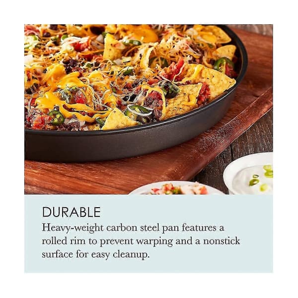 Pizzapande Bageform Non-stick Rund Bageplade til Kit Pizzapande 15 Tommer