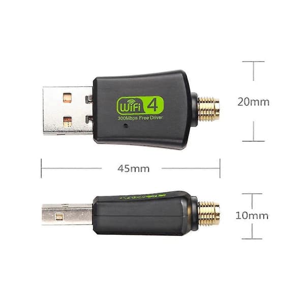 Usb Wifi -sovitinantenni Usb Wifi -sovitinkortti Wi-fi-sovitin Ethernet Wifi -dongle Ilmainen ohjain P:lle
