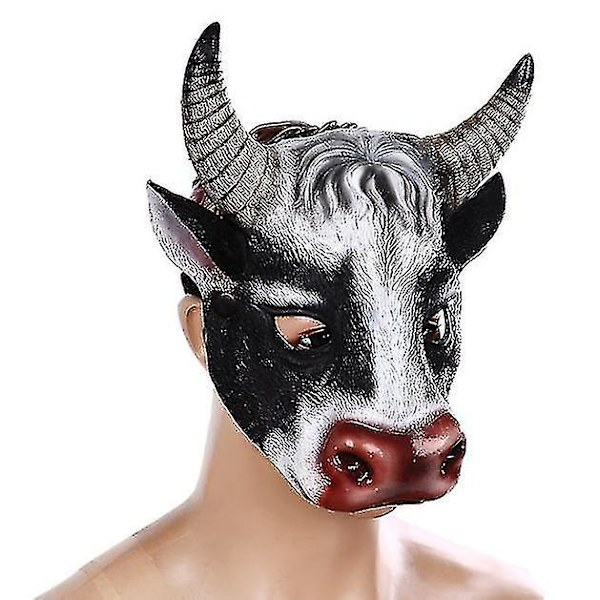 Halloween Kostymefest Ku Maske