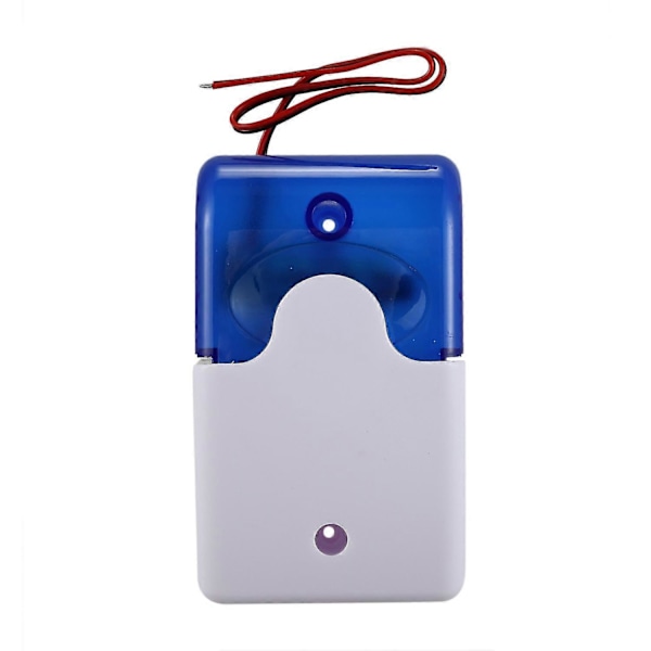 Mini Trådløs Strobe Advarselssiren Holdbar Dc 12v Lydalarm Blinkende Lys Lydsiren Horn Hjem Sikkerhet