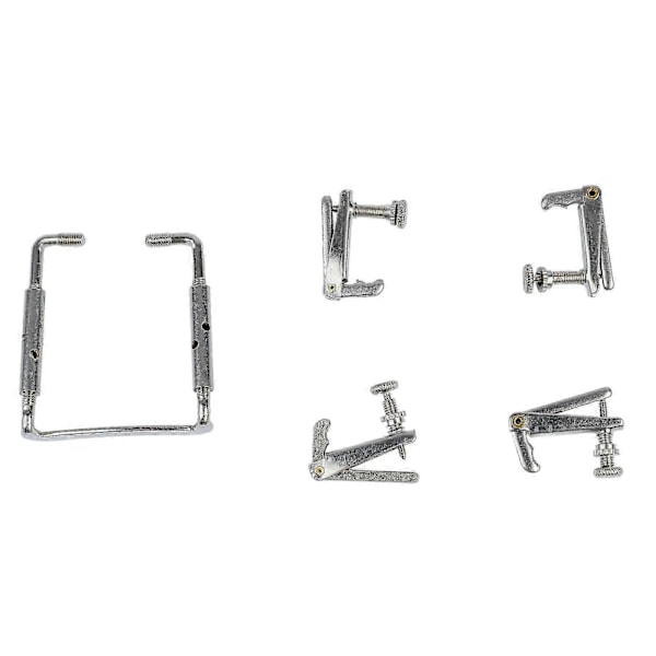 15 st Violin Tillbehör Stallstycke Hakstöd Stämskruvar Finjusterare Stallrep Set Kit