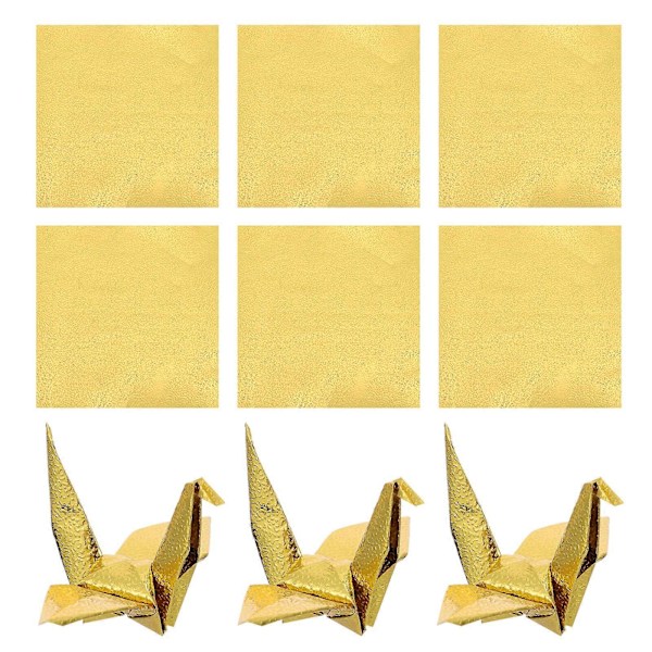 100 st Fyrkantigt Origami Papper Handarbete Vikpapper DIY Hantverkspapper