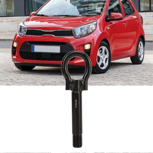 Bugseringsøje Krog 6001546734 Trailer Loop Erstatning til Hyundai Accent Verna Sort