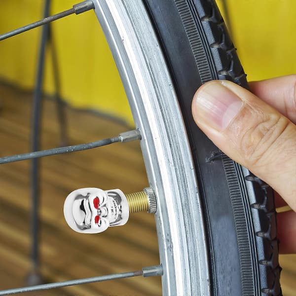 4 st Mode Döskalle Däckventilhattar Dammskydd för Cykel Bil Lastbil