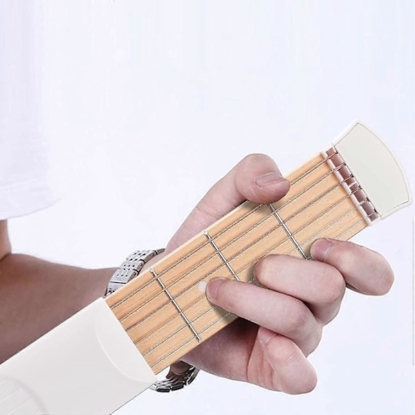 Fickgitarrhals, Gitarr Er 6 Band Bärbart Gitarrackordsverktyg För Nybörjare