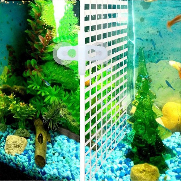 10 st Akvarium Avdelare Fisk Tank Avdelare Filter Gitter Separationsgaller Bricka Isolationsbräda Gitter Med