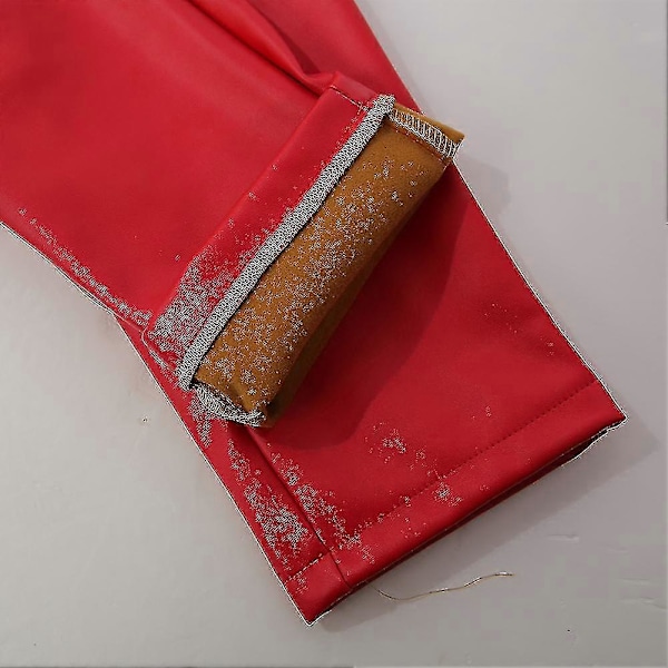 Youthup Herre Stretch Tight Faux Skinnbukser Red EU 30
