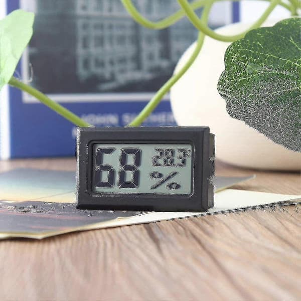5-pakning Mini Hygrometer Lite Digitalt Termometer Hygrometer LCD-Skjerm Innendørs C