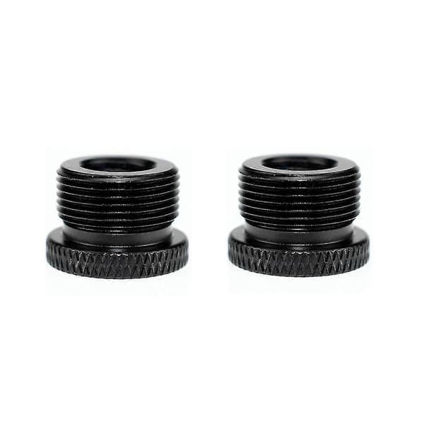 8 stk. Mikrofon Gjengeadapter 5/8 Adapter Mutter 1/4 Til 3/8 Mikrofontilbehør - svart