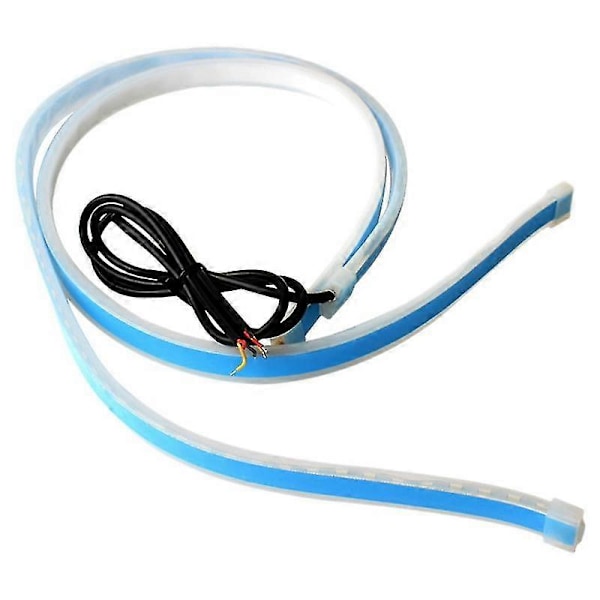 2kpl Drl 60cm Päiväajovalo 12v Joustava Pehmeä Putki Opas Start Scan Auton Led Nauha Kääntö