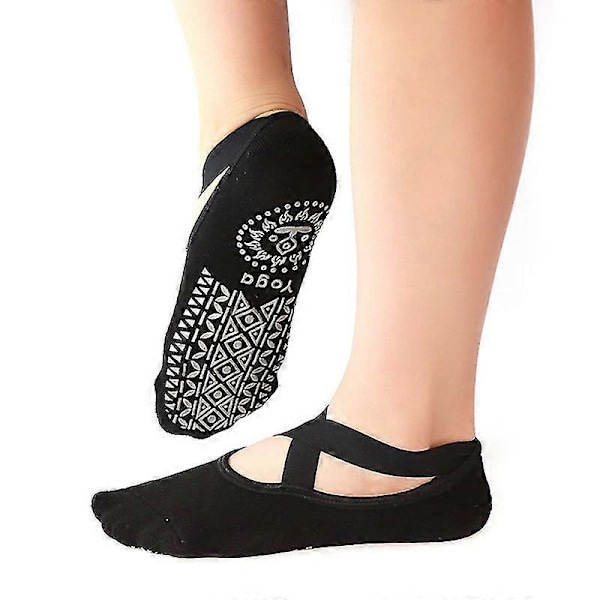 Naisten sukat, liukueste, baletti, liikunta, fitness, tanssi, voimistelu Black 3Pair