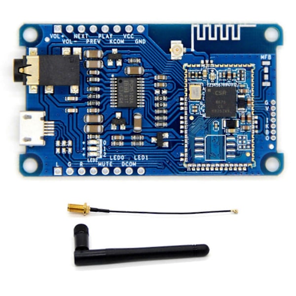 Csr8675 Bluetooth V5.0 Dekoderkort+antenne Pcm5102a Lavt Strømforbruk Støtte /-ll/-hd