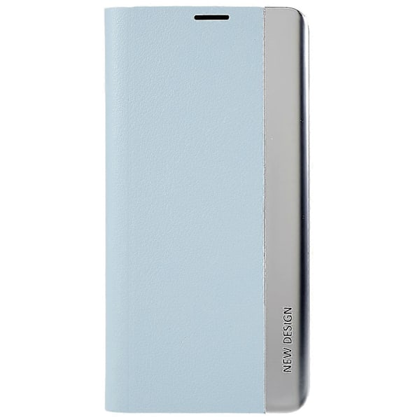 For Samsung S21 Fe Fjerde Generasjon Stativ Lærveske Light blue Style F Samsung Galaxy S21 FE