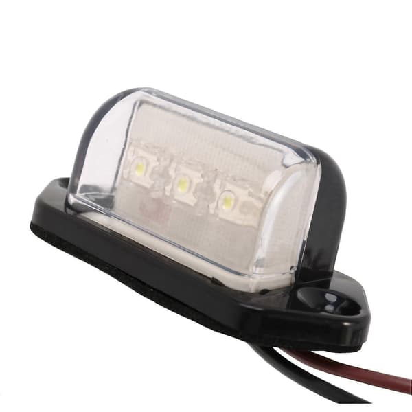 3x 12/24v 3 LED Nummerpladelys Båd RV Lastbil Trailer Indvendig Trinlampe