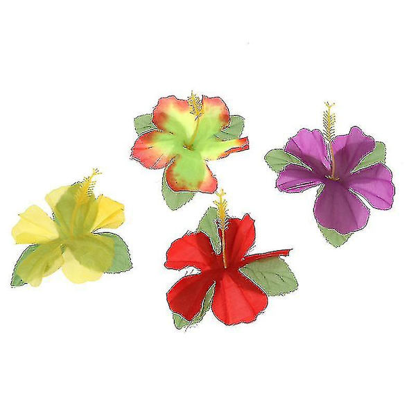 36 stk. Hibiscusblomster