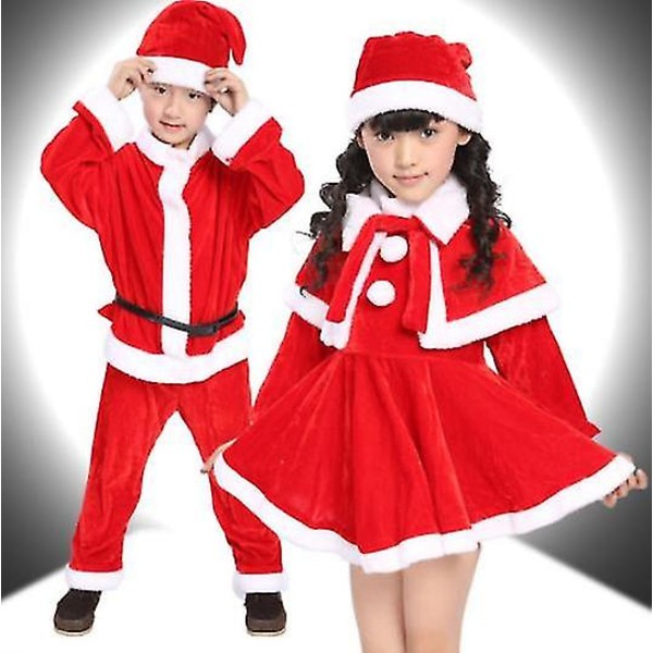 Jultomtens kläder för barn Girls L