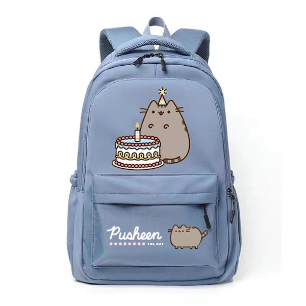 Kawaii Tjock Katt Ryggsäck Mode Canvas Ryggsäck för Kvinnor style 8