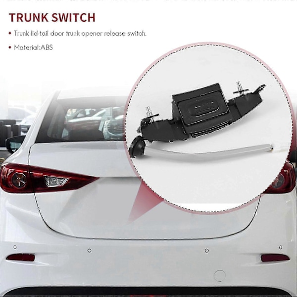 Baklukeåpnerbryter for Nissan Micra Bagasjelokk 25380-ax60b