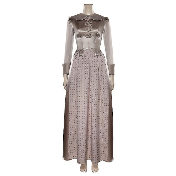 Goody Addams Cosplay Kostym Wednesday Addams Vintage Klänning Outfit Halloween Karneval Dräkt för Kvinnor Flickor Rollspel dress2 XS