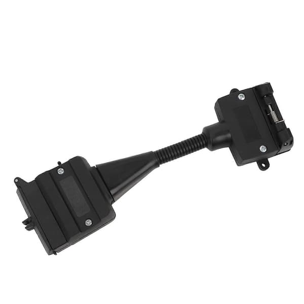 Trailer Stik Adapter 7-pin til 12-pin Stabil Forbindelse Plug and Play Konnektor Stik til Campingvogn Båd RV