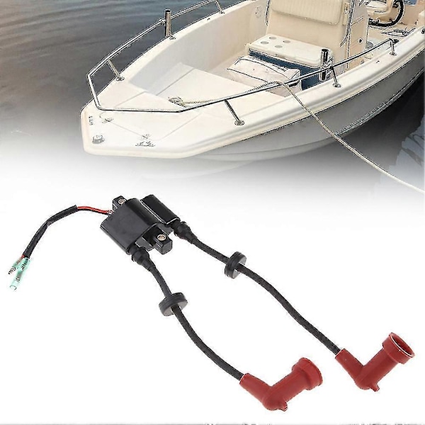 Tändspole för Yamaha utombordare, ersättningständspole för Yamaha F9.9 13.5 15 20 25hk 40hk (2 eller 4 takt) motorer 6f5-85