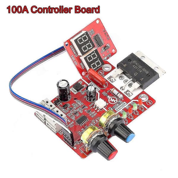 Digital Punktsveisemaskin Tidskontroll Display Punktsveiser Ac 110v 220v Til 9v Transformator Kontroll