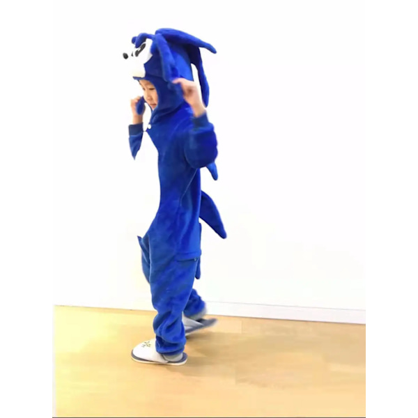 Cosplay-peliasut Rekvisiitta Syksy ja talvi Flanelli Yksiosaiset pyjamat Anime-vaatteet Hupulliset kotivaatteet Aikuiset Lapset 95-110cm