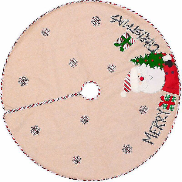 Juletræstæppe juletræ boligdekoration diameter 108 cm
