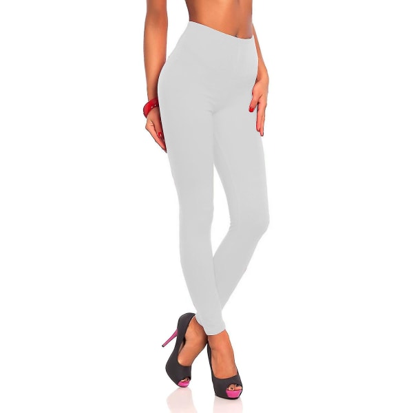 Tflycq Sport Fitnessbyxor Dam Tights Peach Hip Yogabyxor Stretchbyxor White S