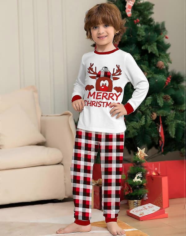 Julepyjamas Families Julepyjamassæt Pyjamassæt Til Familier Style12 Kid 6