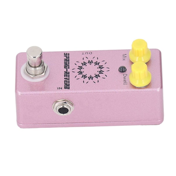 Spring Reverb Effekt Pedal 1/4 Tomme Mono Jack Mix Dwell Knap Lav Støj Aluminium Legering Guitar Effekt Pedal