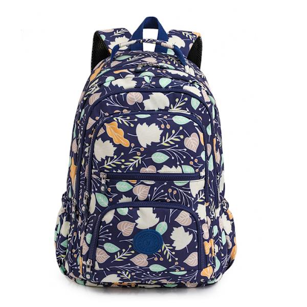 Ny stil multi-lomme studentsekk fargerik trykk reiseveske style 3