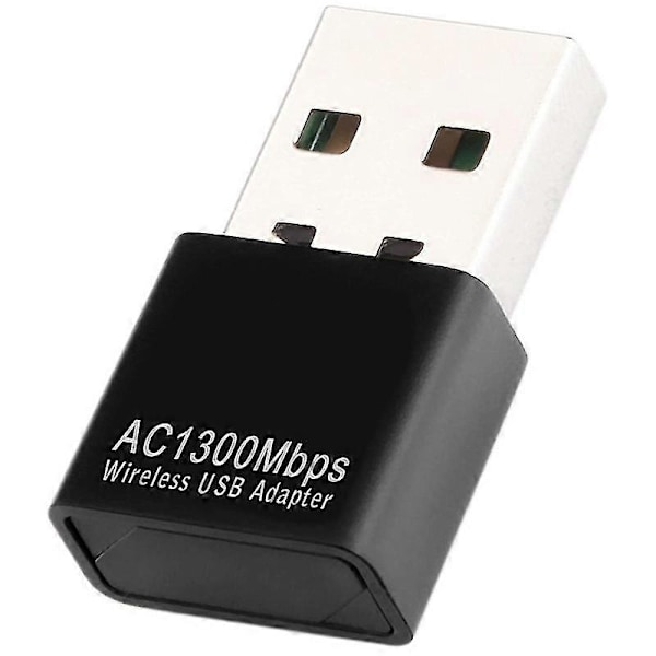 Usb Wifi -sovitin PC:lle, Ac1300mbps langaton verkkosovitin, 802.11ac 2,4 GHz:n / 400 mbps:n 5,8 G:n taajuudella