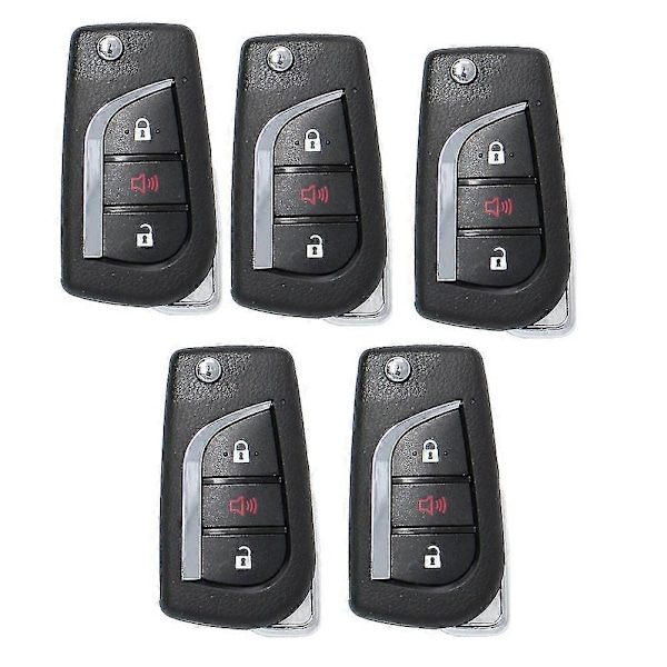 5st Keydiy B13-2+1 3 Knappars B- Bilfjärrnyckel För Kd900 Kd900+ Urg200 -x2