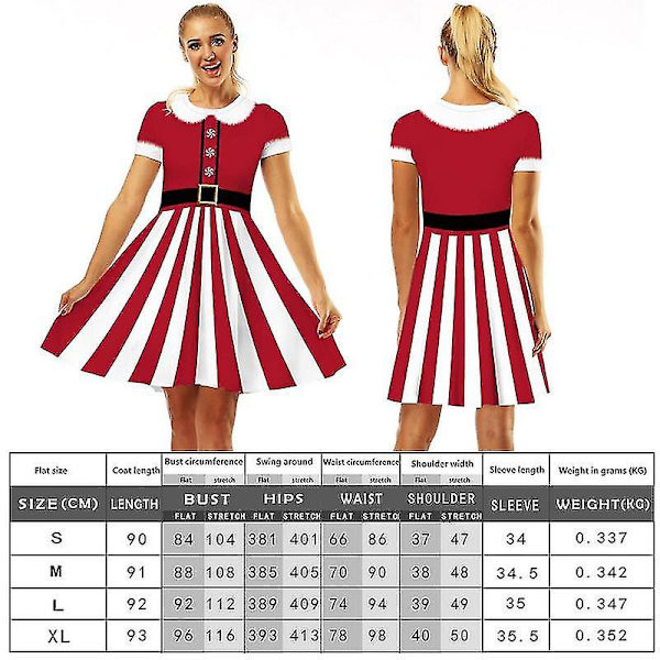 3D Ful Jultryck Klänning Kort Ärm Unik Utsvängd Klänning Jul Kvinnor Fest Korta Klänningar För Sommar Höst L