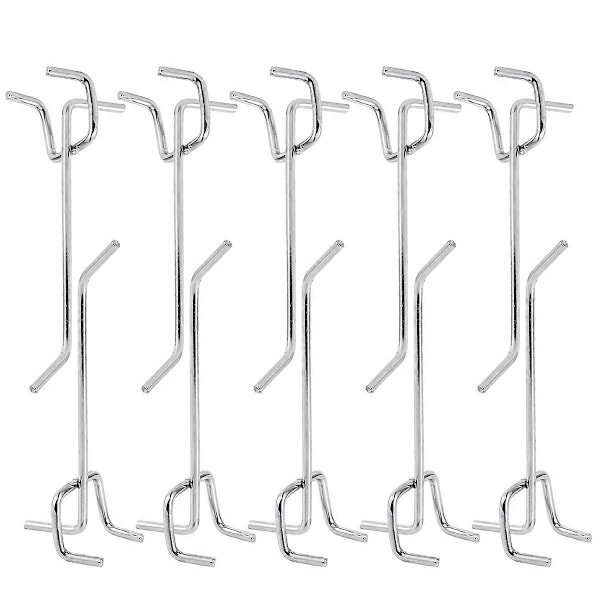 50 st Pegboard Krokar Förvaring Verktygsbutik Display Pegboard Tillbehör Kraftiga Peg Krokar 10cm