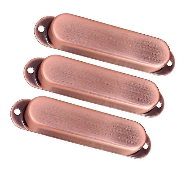 3st Gitarrskydd Stängda Metall Single Coil Skydd För St Sq Elgitarr, röd