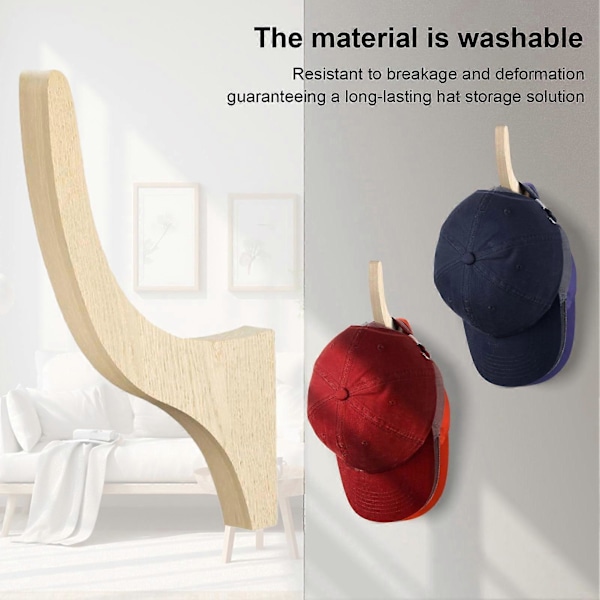 Kepsställ Hattställ Stark Lastbärande Slät Kant Gradfri Lätt att Installera Cowboyhattar Organiserare Kepsar Displayställ