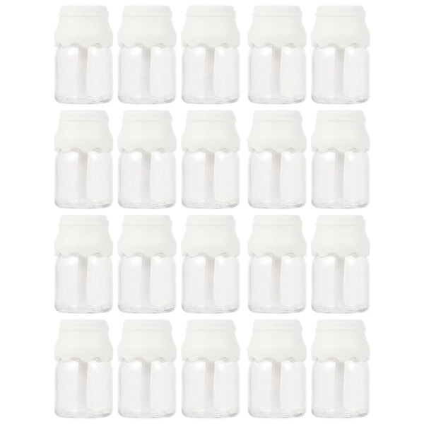 20 st Mjölkflaske Läppglans Tuber Härliga Läppglansbehållare Mini Läppbalsam Tub